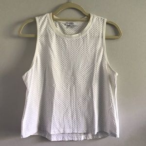 White Koral Muscle Tank